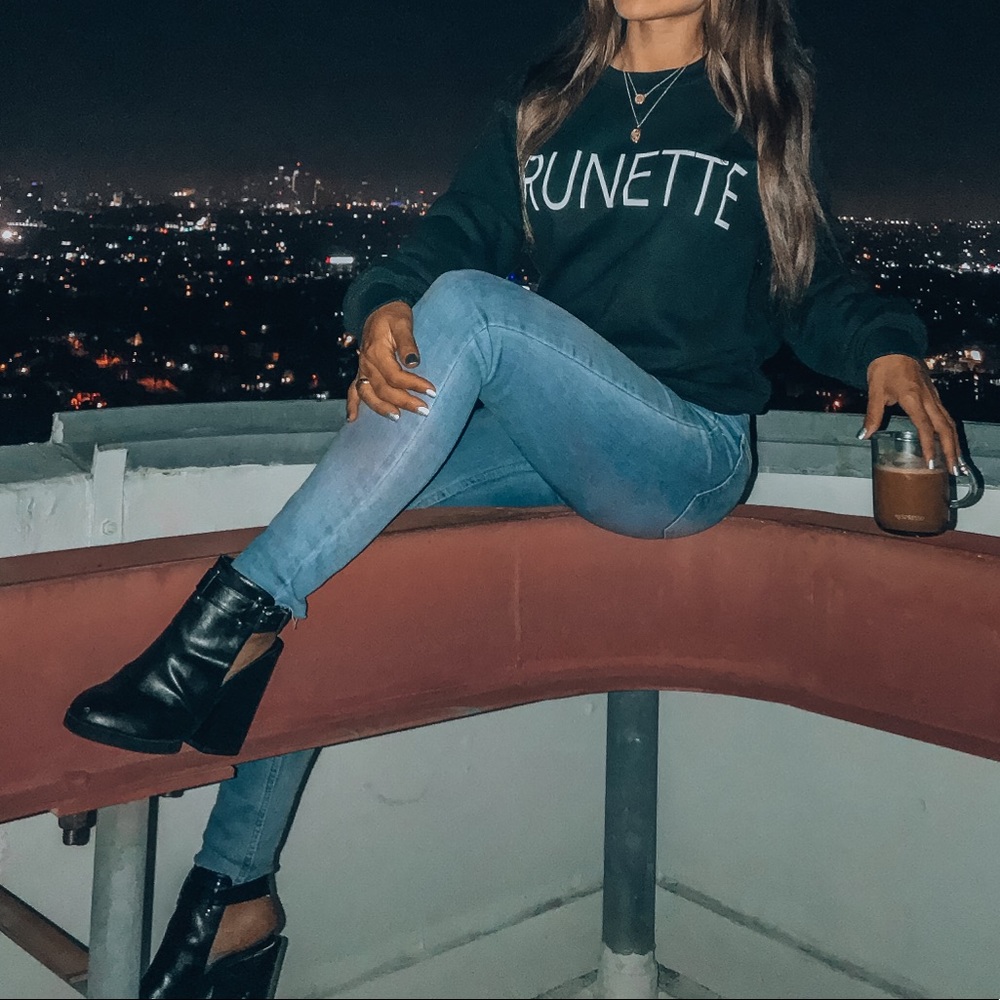 Black crewneck